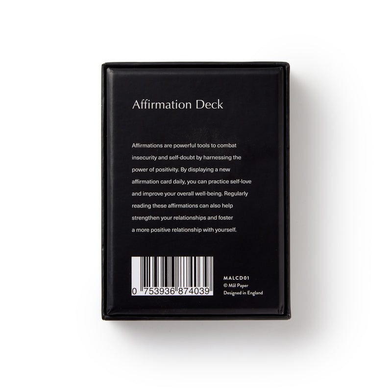 Affirmation_Deck_black - mal paper