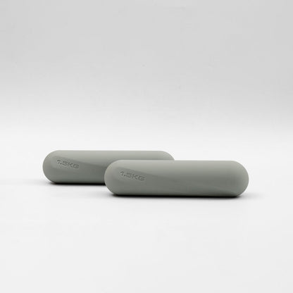 Amp_Pilates_bars_dumbbells_1.5_kg_sage_green_weights_amp_wellbeing