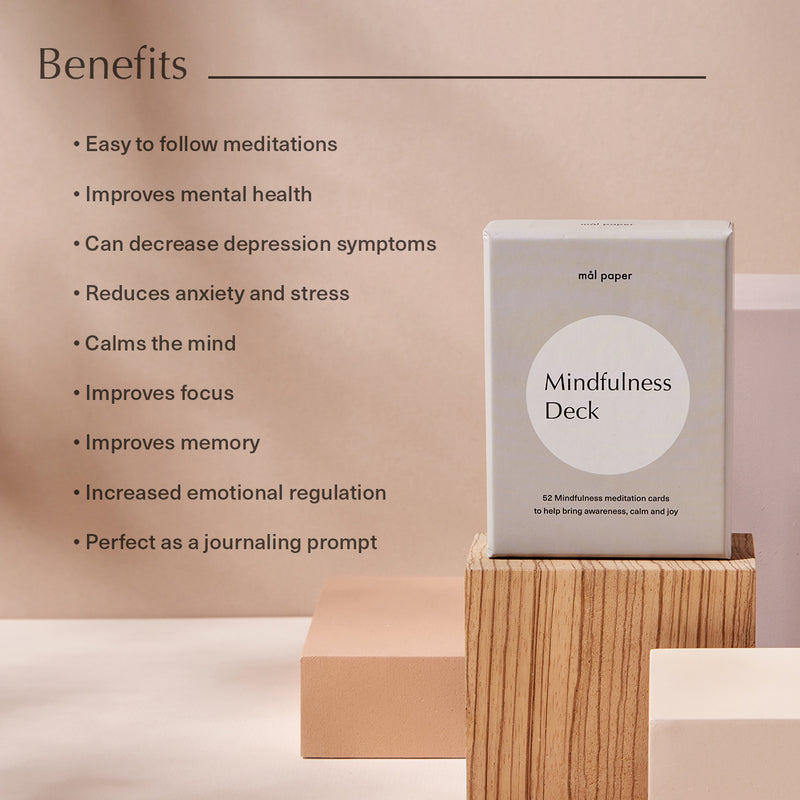 Benefits of using Mal Papers Mindfulness Card Deck