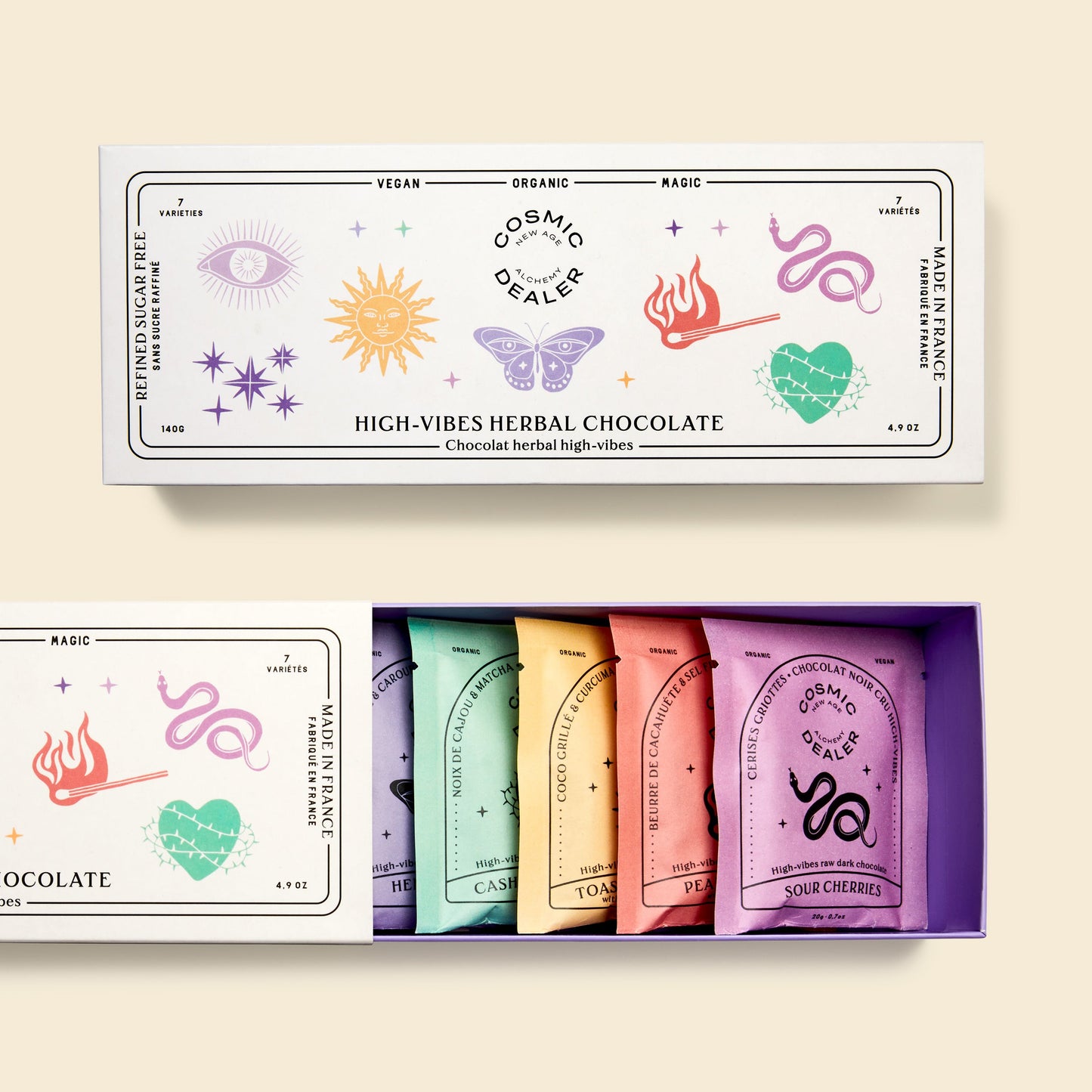 Cosmic Dealer Nut Butter Chocolates box of 7