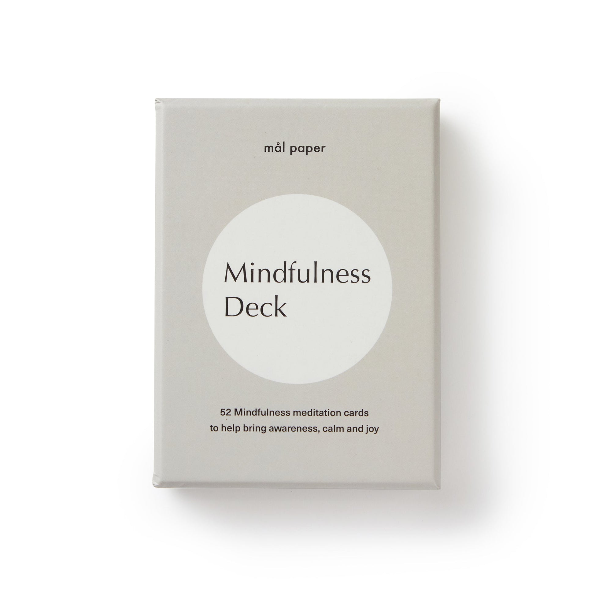 Mal Paper Mindfulness Card Deck Cover