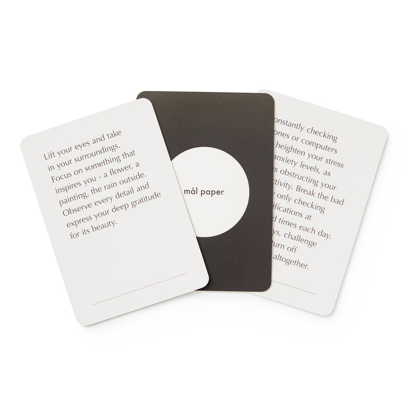 Mindfulness Card Demo Mal Paper