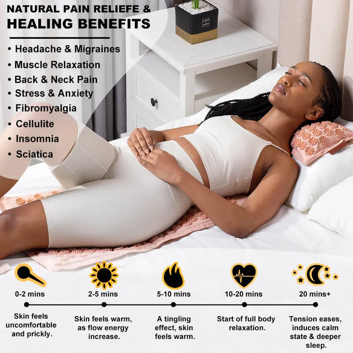 Natural pain relief unmera accupressure mat