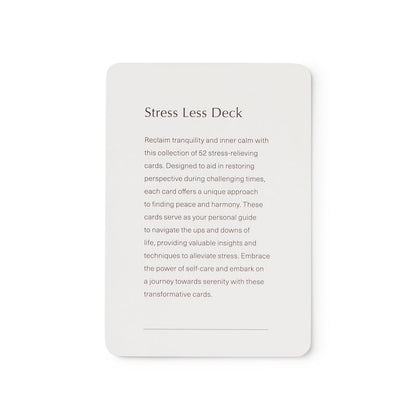 Stress Relief Card Deck