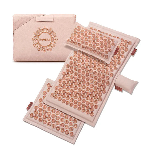 Unmera Accupressure Mat in Light Pink