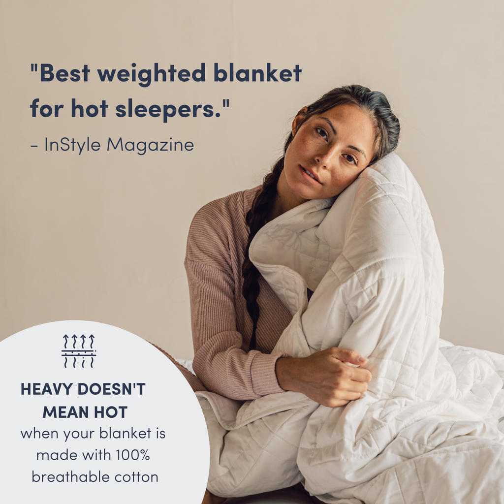 Weighted Blanket by Baloo Living best for hot sleepers