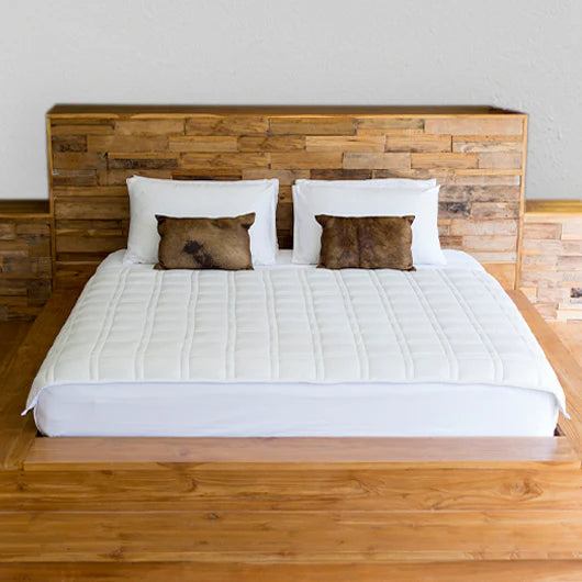 Weighted Blanket by Baloo Living on the bed