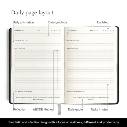 daily goal setting planner - mal paper