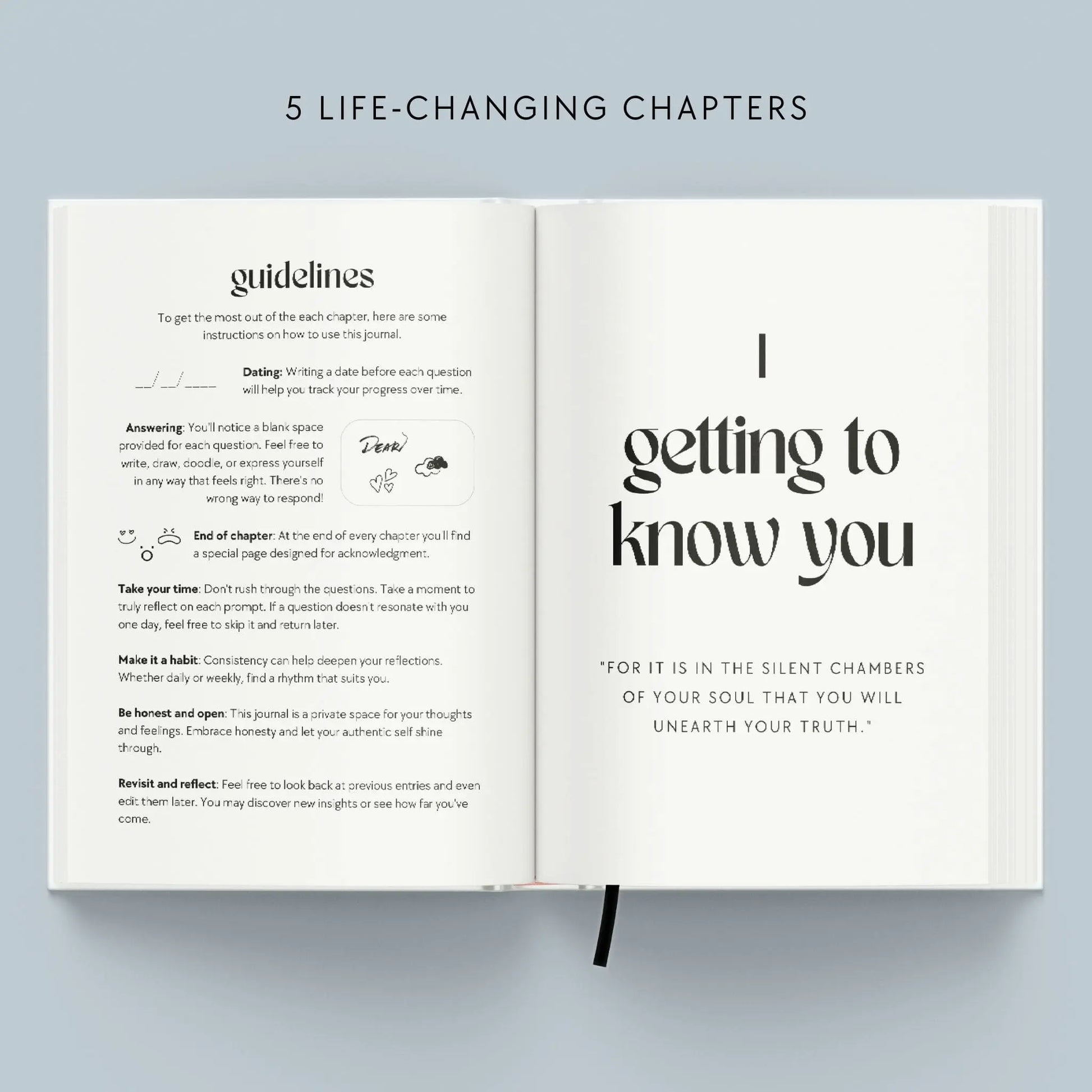 growth journal hardcover pulse of  potential get to know yourself
