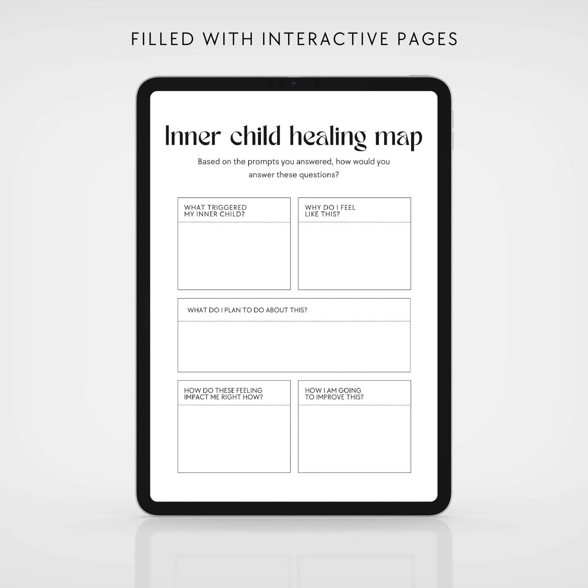 heal your inner child workbook journal map