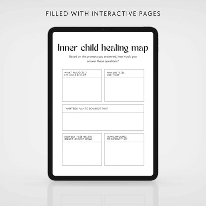 heal your inner child workbook journal map