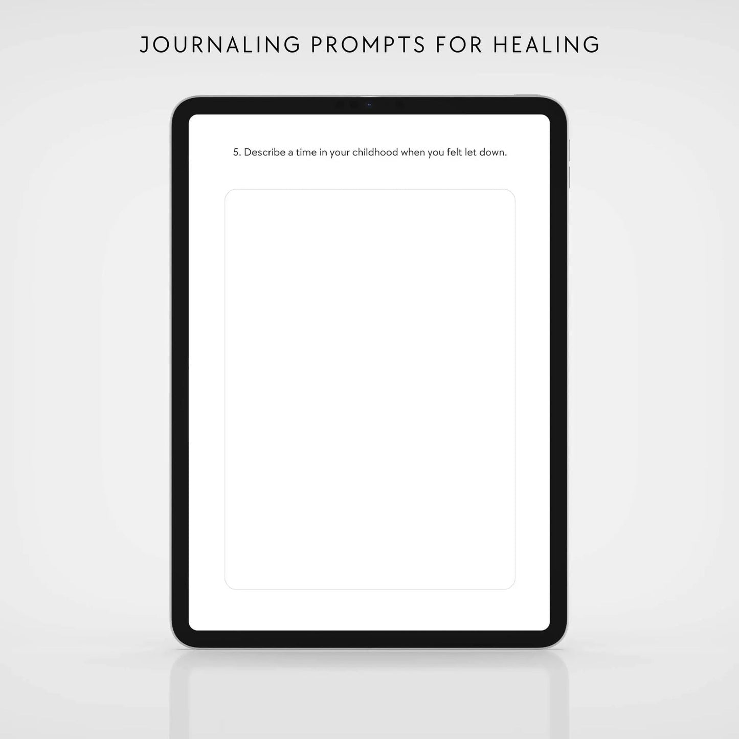 heal your inner child workbook journal prompts