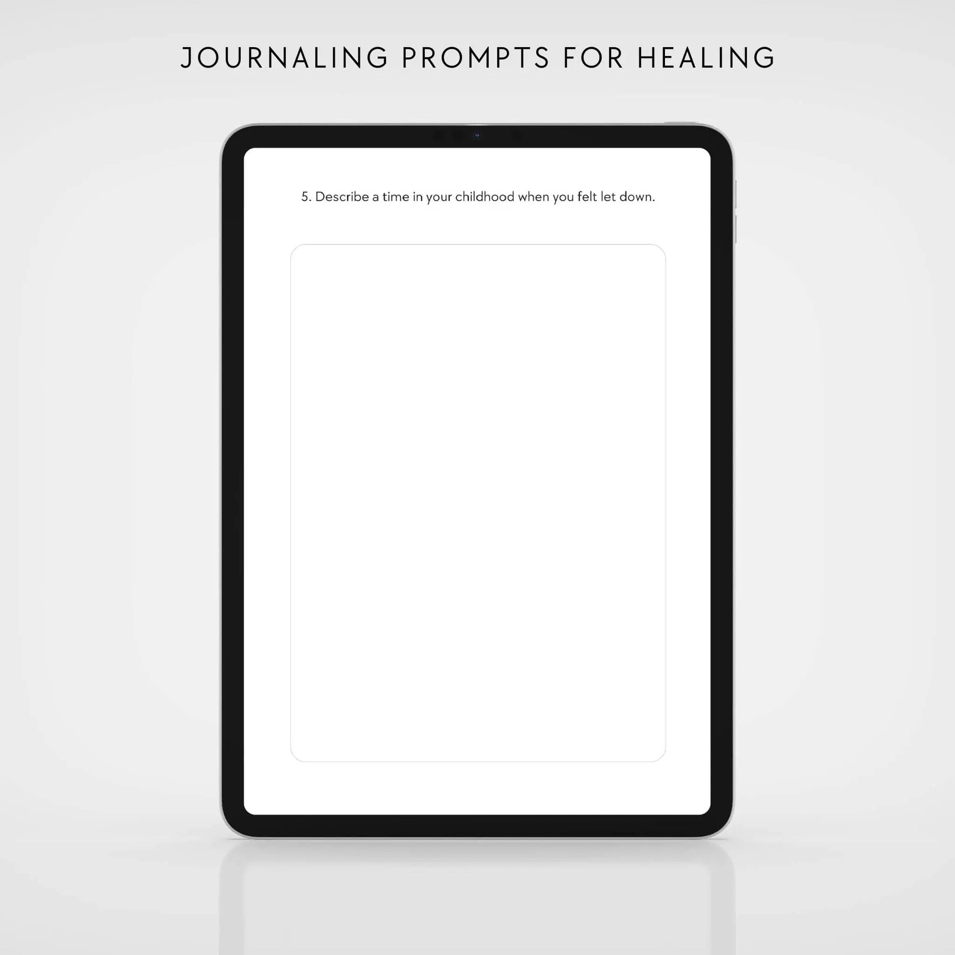 heal your inner child workbook journal prompts