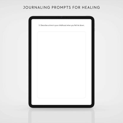 heal your inner child workbook journal prompts