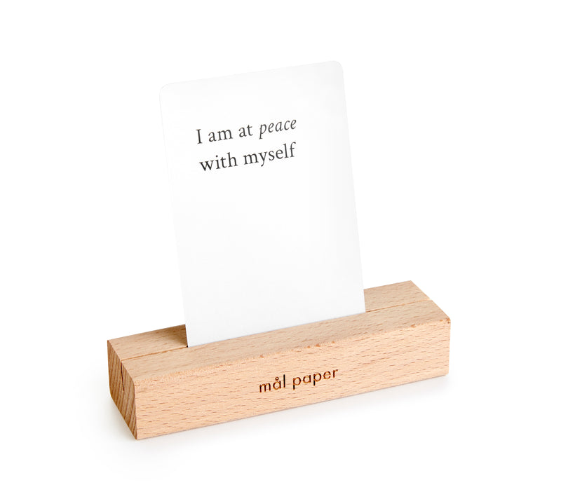 i am at peace with myself by mal paper