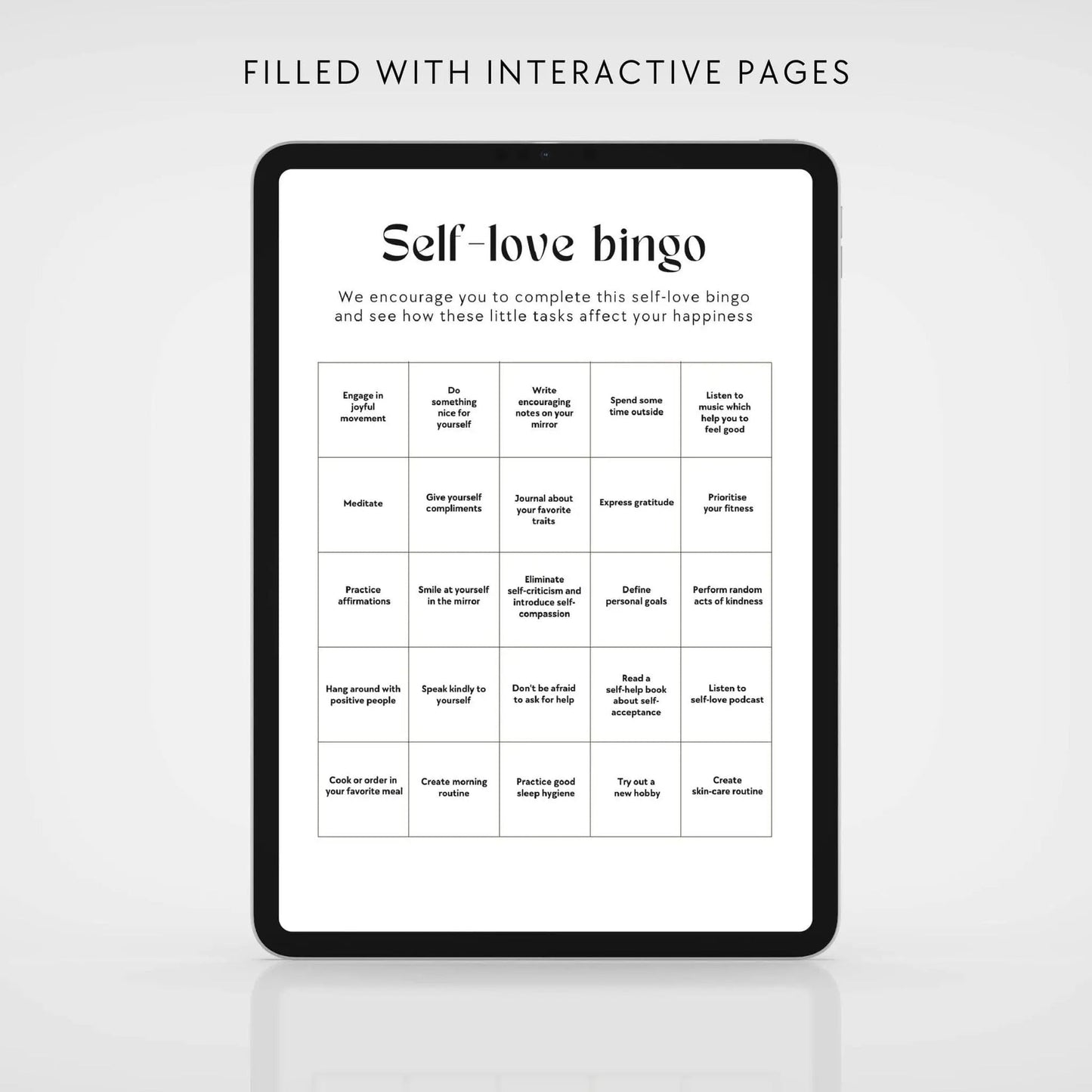 self-love_digital_workbook_pulse_of_potential bingo for self love