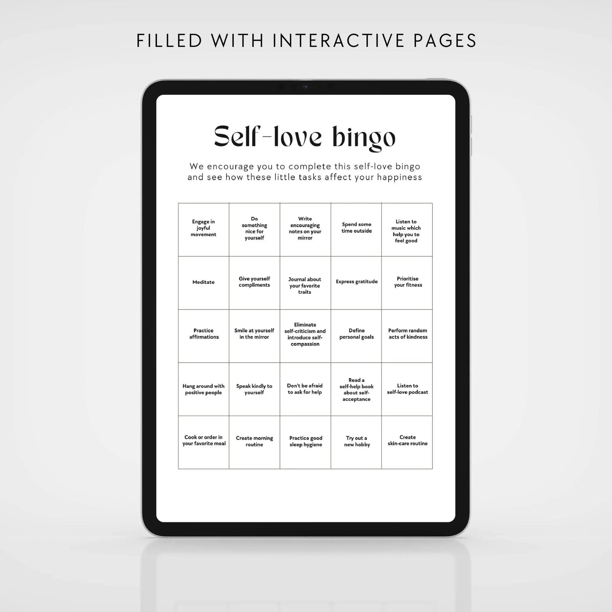 self-love_digital_workbook_pulse_of_potential bingo for self love