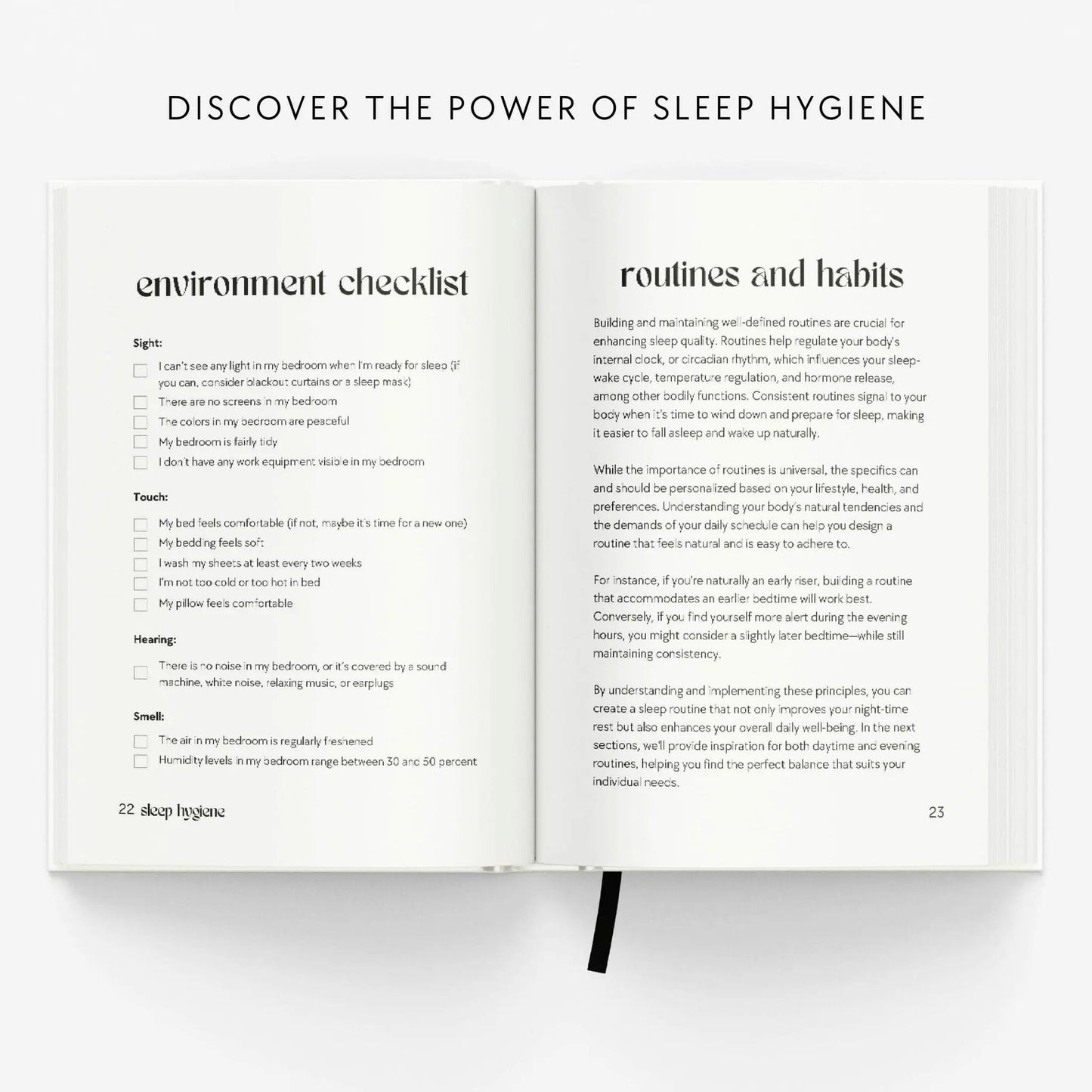 sleep journal pulse of potential sleep hygene